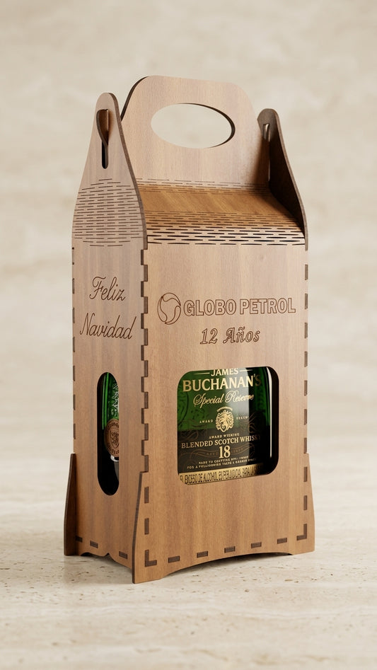 Botellero en Madera Personalizado